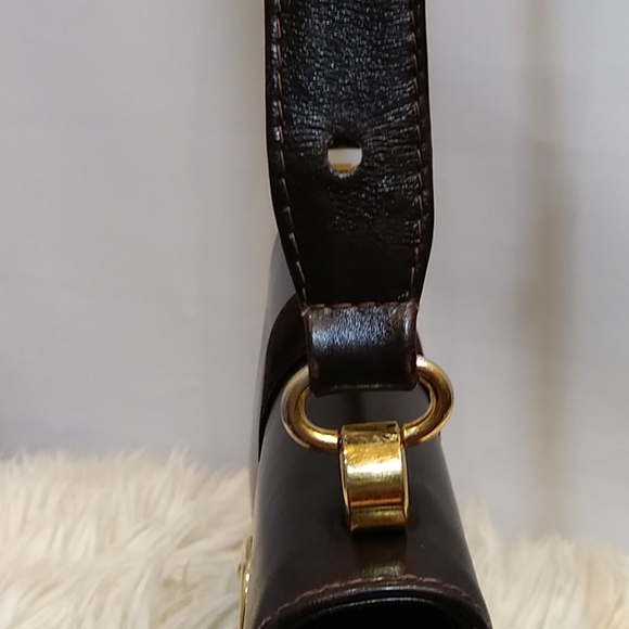 GUCCI VINTAGE LEATHER & SUEDE PURSE PIC #1 - Picture 7 of 16